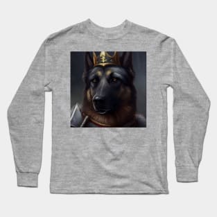 Alsation King Long Sleeve T-Shirt